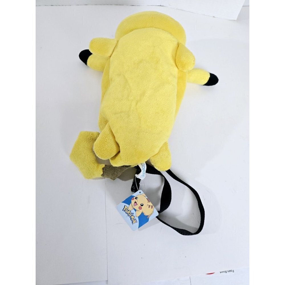 Pokémon Pikachu Plush Backpack Bag 2007 NWT Vintage Tongue Out - Picture 6 of 8